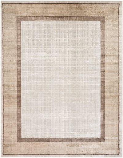 Nourison Home Nourison Dekor DEK06 5'3" x 7' Ivory Brown Modern Indoor Rug - 7'10" x 9'10"