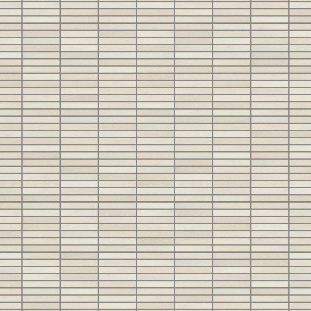 Emser Tile IKIGAI CHALK MATTE STACKED MOSAIC -POR - White