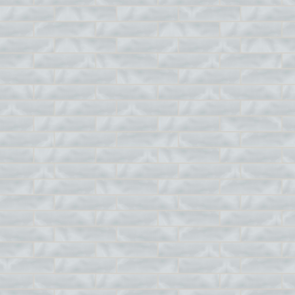 Qualis Ceramica Element Ice Artisan Glass 3X12