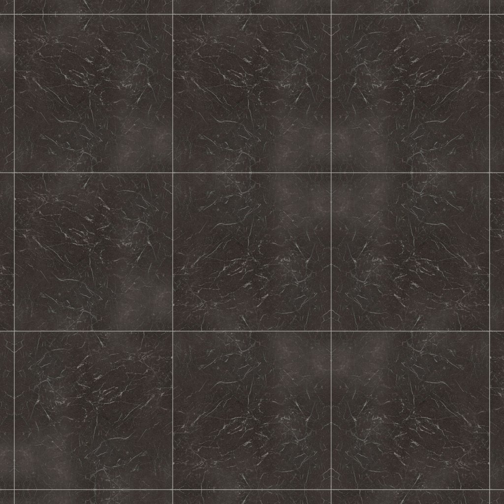 Marble Systems Iris Black Honed Marble Tile 18x18 - Iris Black