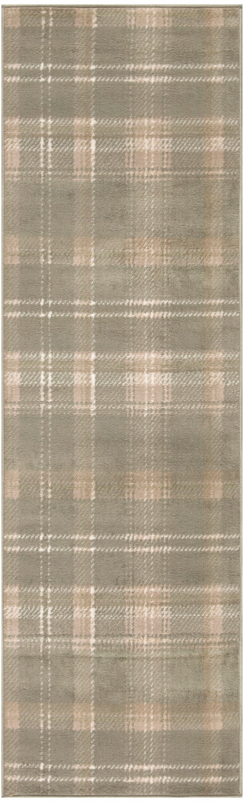 Nourison Home Nourison Grafix GRF03 2'3" x 10' Olive Farmhouse Indoor Rug