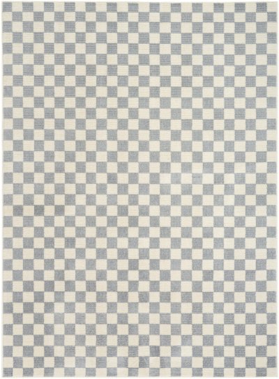 Nourison Home Nourison Serenity Home SRH10 6' x 9' Ivory Blue Modern Indoor Rug - 6' x 9'