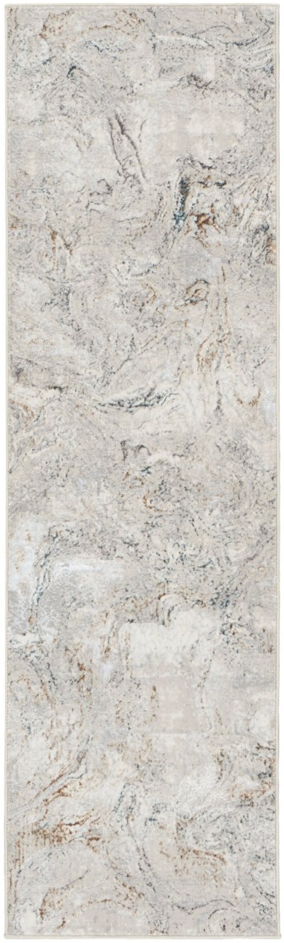 Nourison Home Nourison Glam GLM20 9' x 12' Grey Multicolor Modern Indoor Rug - 2'3" x 7'6"