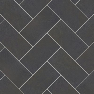 Qualis Ceramica California Slate Monterey Black 12X24 - 12" x 24"