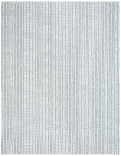 Nourison Home Nourison Textured Home TXH01 2'3" x 7'6" Ivory Blue Farmhouse Indoor Rug - 7'10" x 9'10"