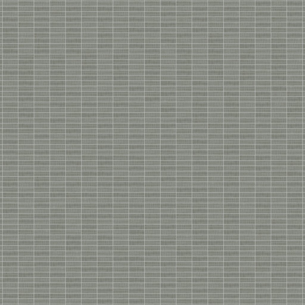 Daltile Fabric Art Modern Textile Medium Gray, Straight Joint, 1X3, Matte - Modern Textile Medium Gray