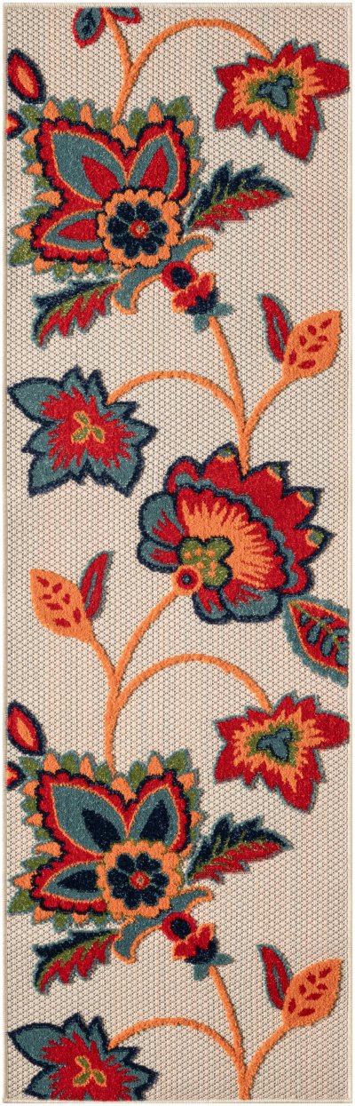 Nourison Home Nourison Aloha ALH31 2'8" x 4' Multicolor Contemporary Rug - 2' x 6'
