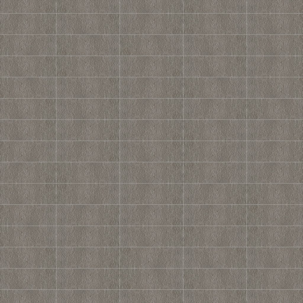 Marble Systems Dark Grey Textured Subway Slate Look Porcelain Tile 4x12 - Dark Grey