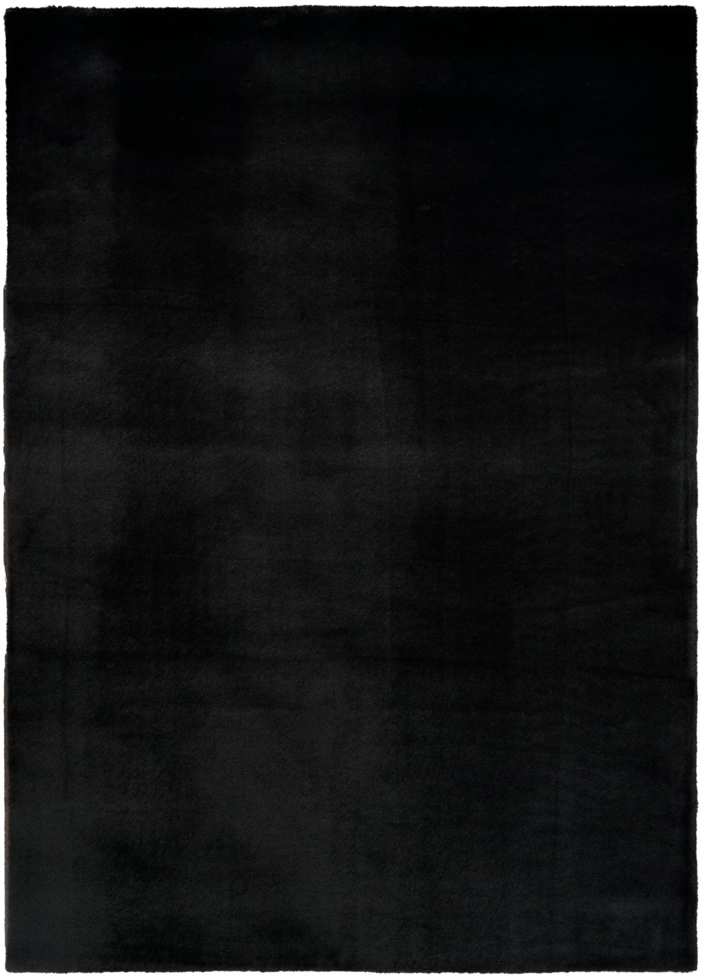 Nourison Home Nourison Soft Plush Rabbit Fur SFF01 7'6" x 9'6" Black Contemporary Indoor Rug