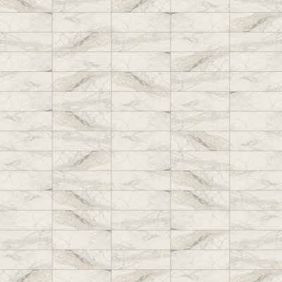 Marble Systems Calacatta Renoire Polished Subway Marble Look Porcelain Tile 4x12 - Calacatta Renoire - 4" x 12" x 3/8"