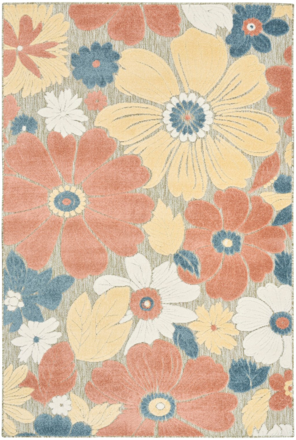 Nourison Home Nourison Aloha ALH42 3'6" x 5'6" Rose Modern Rug