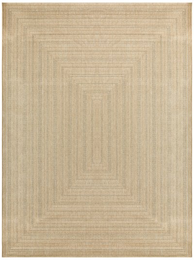 Nourison Home Nourison Tulum TLM04 6' x 9' Taupe Grey Outdoor Rug - 9' x 12'
