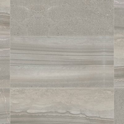 Qualis Ceramica Rhythm Symphony Gray 24X48F - Grid