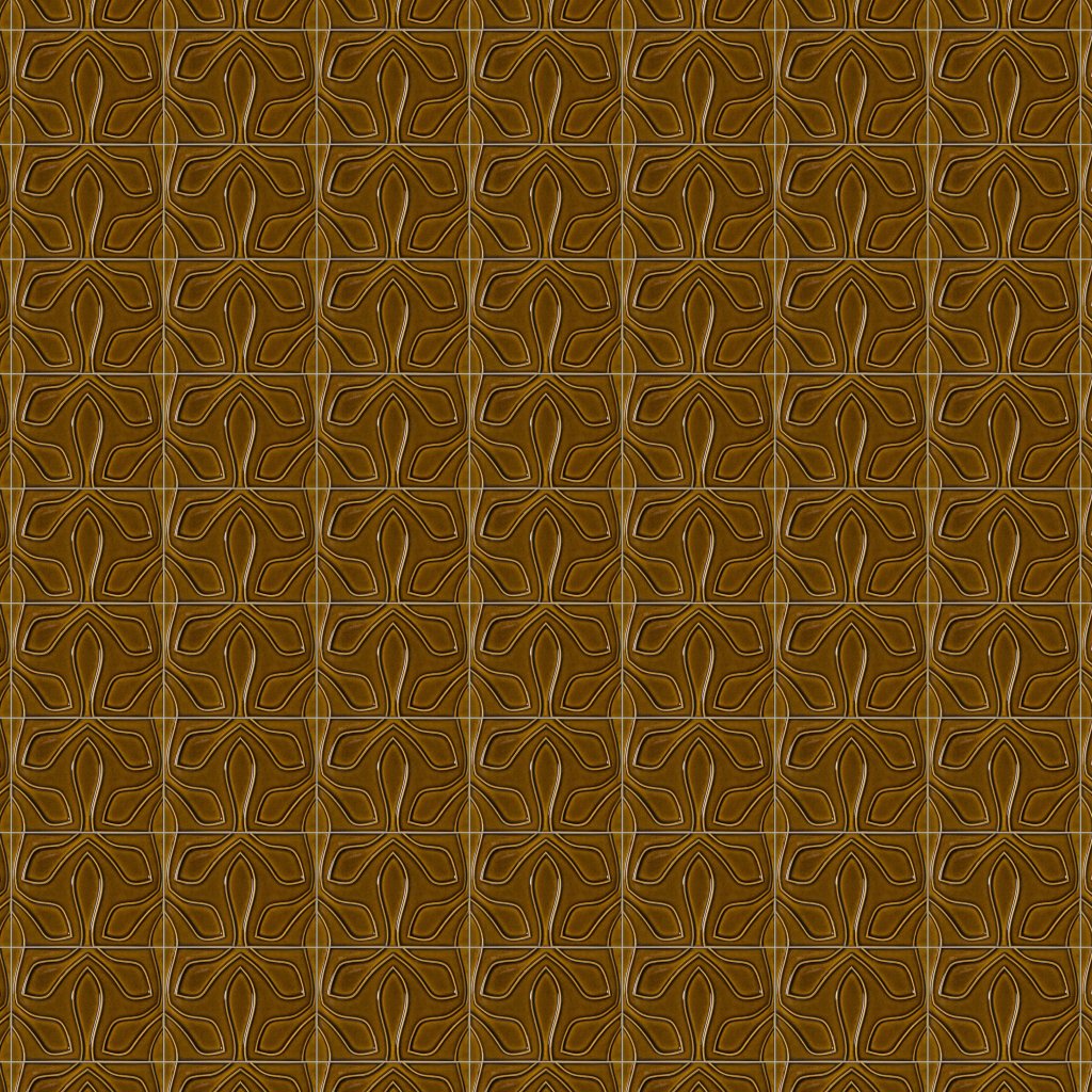 Marble Systems Creamy Leather Glossy Tioma Ceramic Accent Tiles 6x8 - Creamy Leather