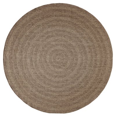 Nourison Home Nourison Tulum TLM04 3' x 5' Brown Outdoor Rug - 8' Round