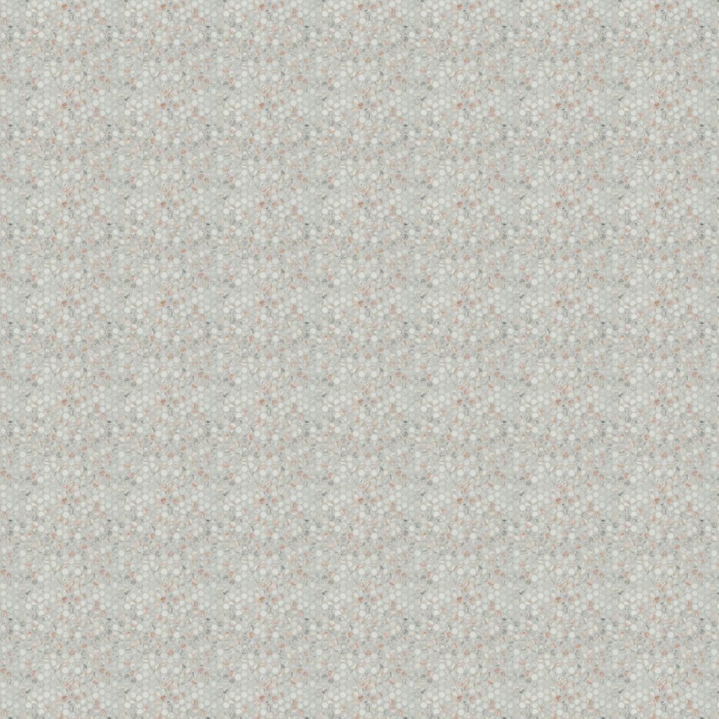 MSI Briar Rosa Penny Round Tile - White-Warm