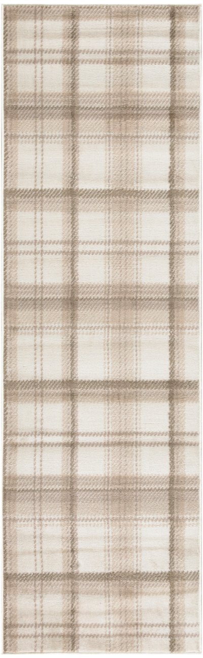 Nourison Home Nourison Grafix GRF03 2' x 6' Ivory Beige Farmhouse Indoor Rug - 2' x 6'
