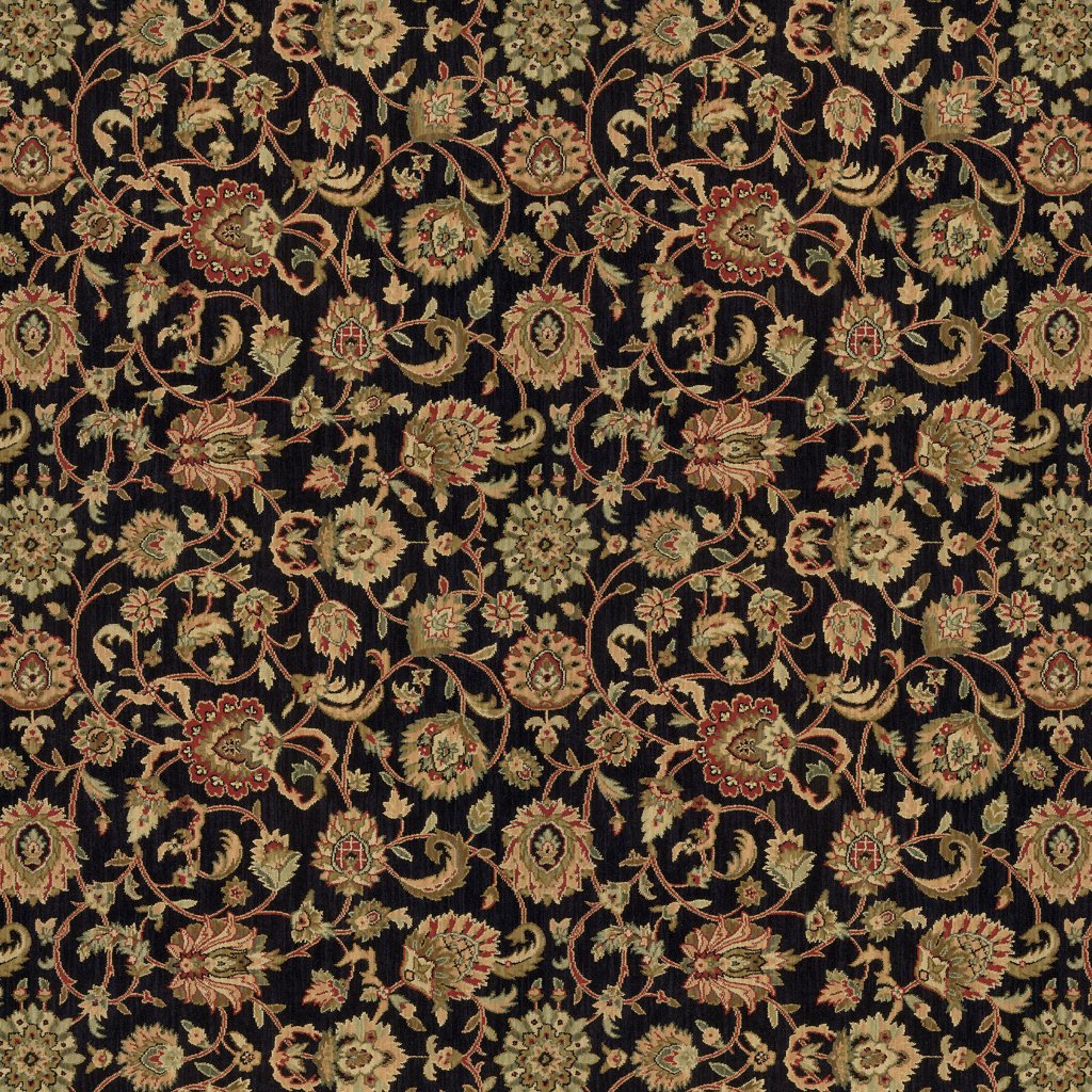 Nourison GRAND PARTERRE GRAND KASHAN PT05 MIDNIGHT BROADLOOM