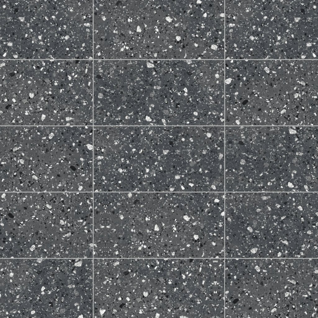 Daltile Poke Raven Flecks, Rectangle, 12X24, Matte - Raven Flecks