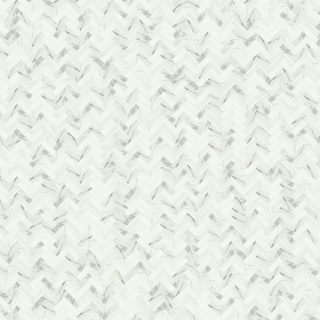 MSI Bytle Herringbone 6Mm - Bianco