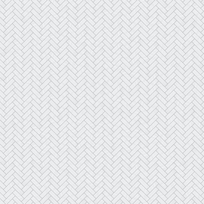 Marble Systems Snow White Honed Herringbone 5/8x3 Marble Mosaic 10 7/16x12 13/16 - Snow White - 10 7/16" x 12 13/16" x 3/8"