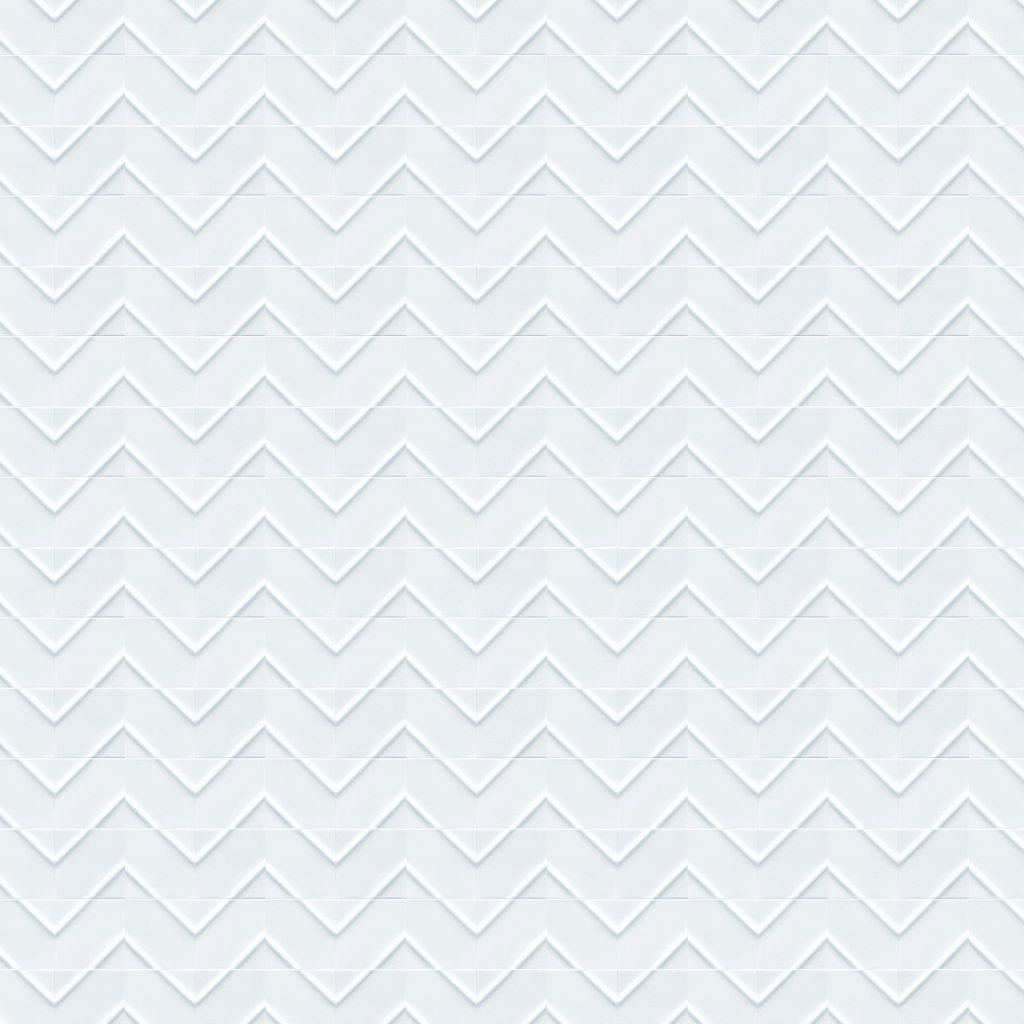 Emser Tile KUMITO CHEVRON MOSAIC -CER - White