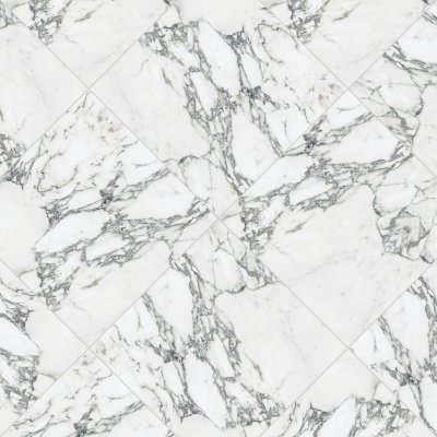 Qualis Ceramica Royal Stoneworks 24X24 Italian Arabescato Honed - Herringbone