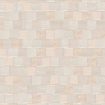 Qualis Ceramica Morocco 5x5 Ivory Gloss - Alternating 1/2