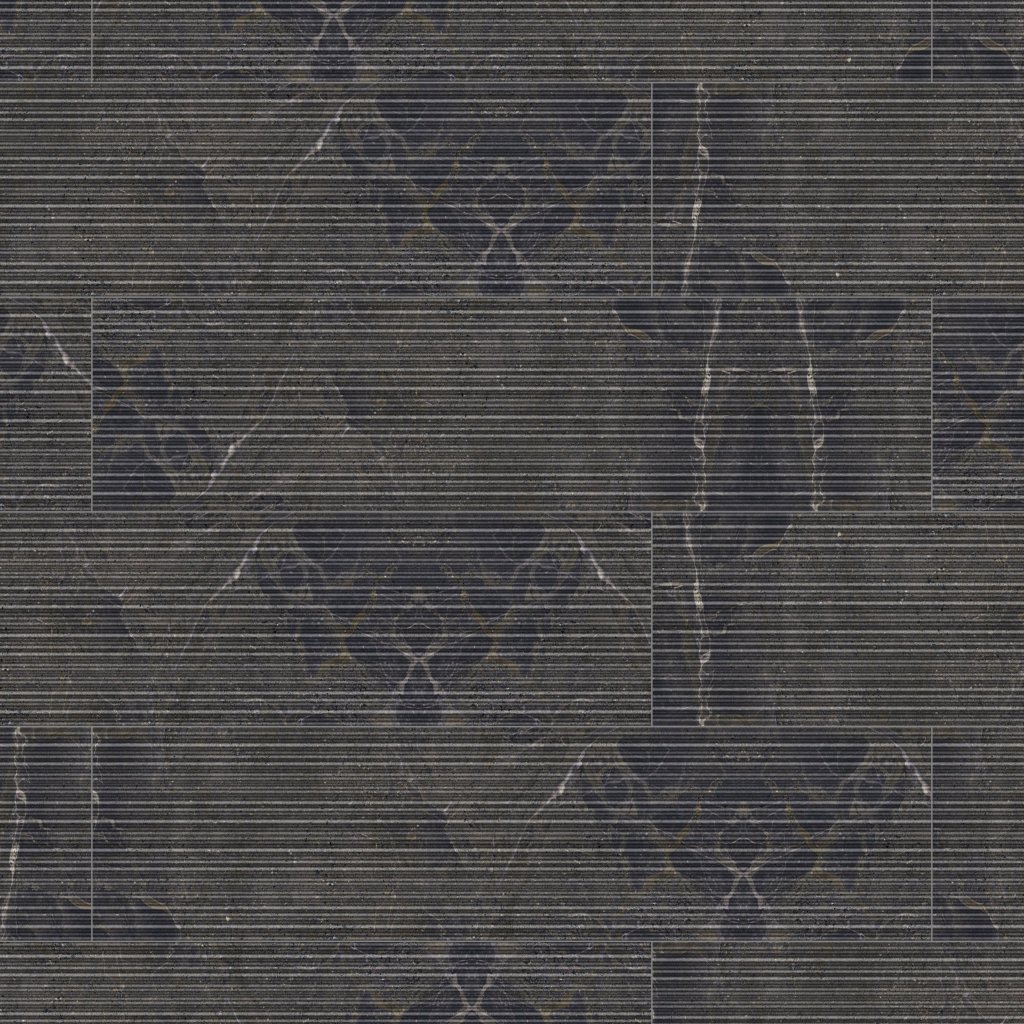 Emser Tile TERRAMOR GROOVE MATTE -POR - Nero