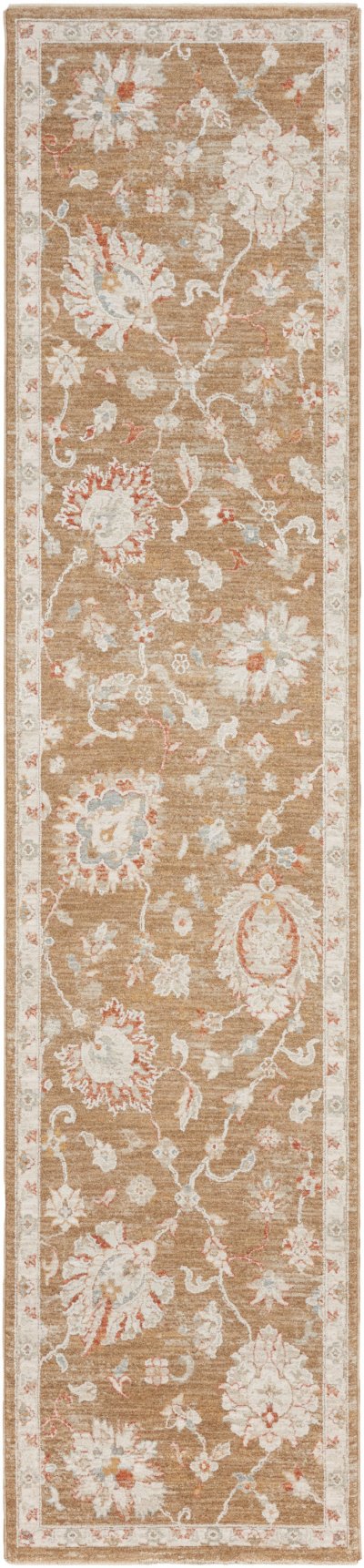 Nourison Home Nourison Infinite IFT04 2'3" x 10'2" Mocha Vintage Indoor Rug - 2'3" x 10'2"