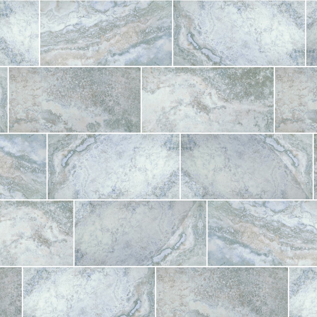 Qualis Ceramica QU Siena Azzurro 12X24F - Blue