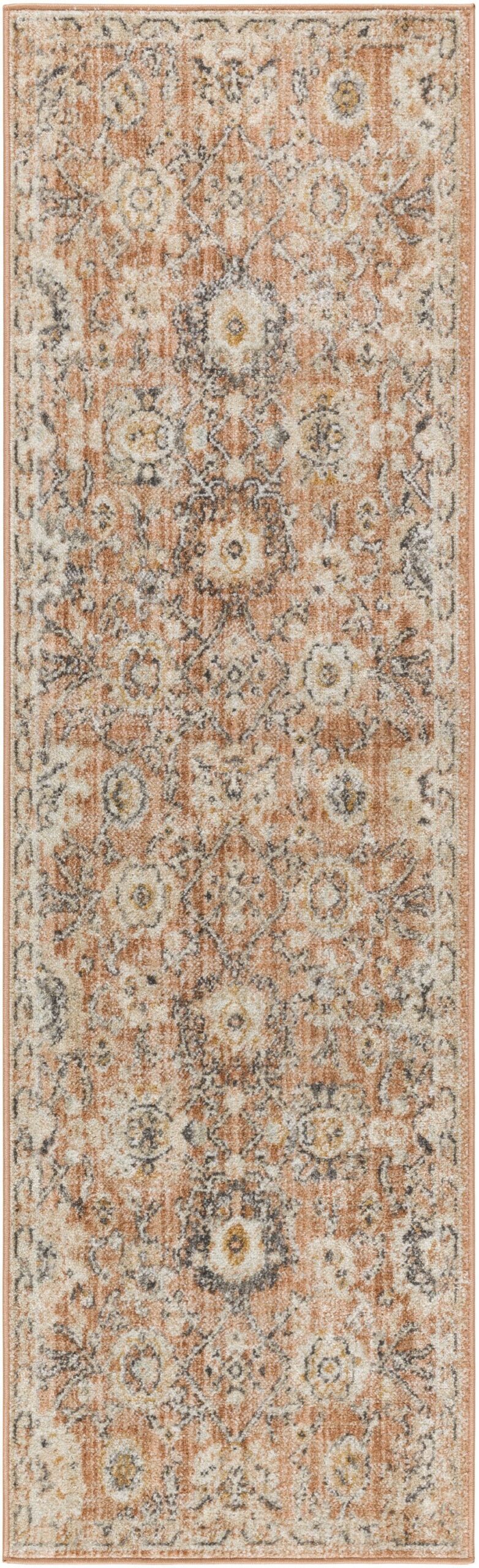 Nourison Home Nourison Oushak Home OUS01 2' x 6' Rust Vintage Indoor Rug