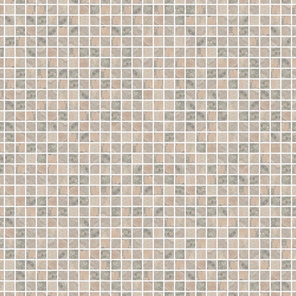 Qualis Ceramica Nepal Slate Chitwan Gris 2X2 Mosaic - Gris