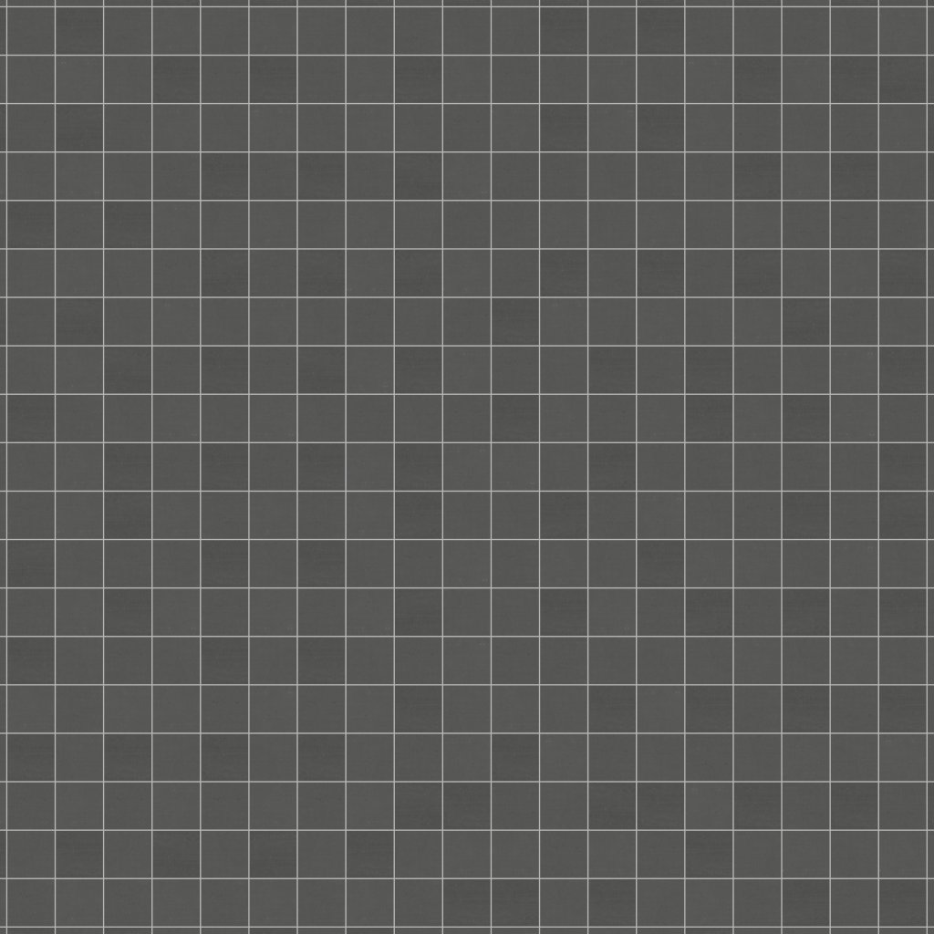 American Olean Subtle Strands - Charcoal, Straight Joint, 3X3, Matte (SS39) - Charcoal