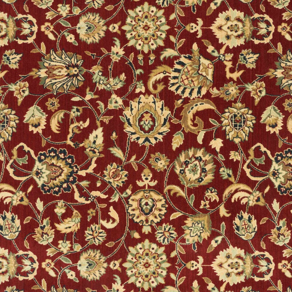 Nourison GRAND PARTERRE KASHAN ELITE PT01 RED BROADLOOM