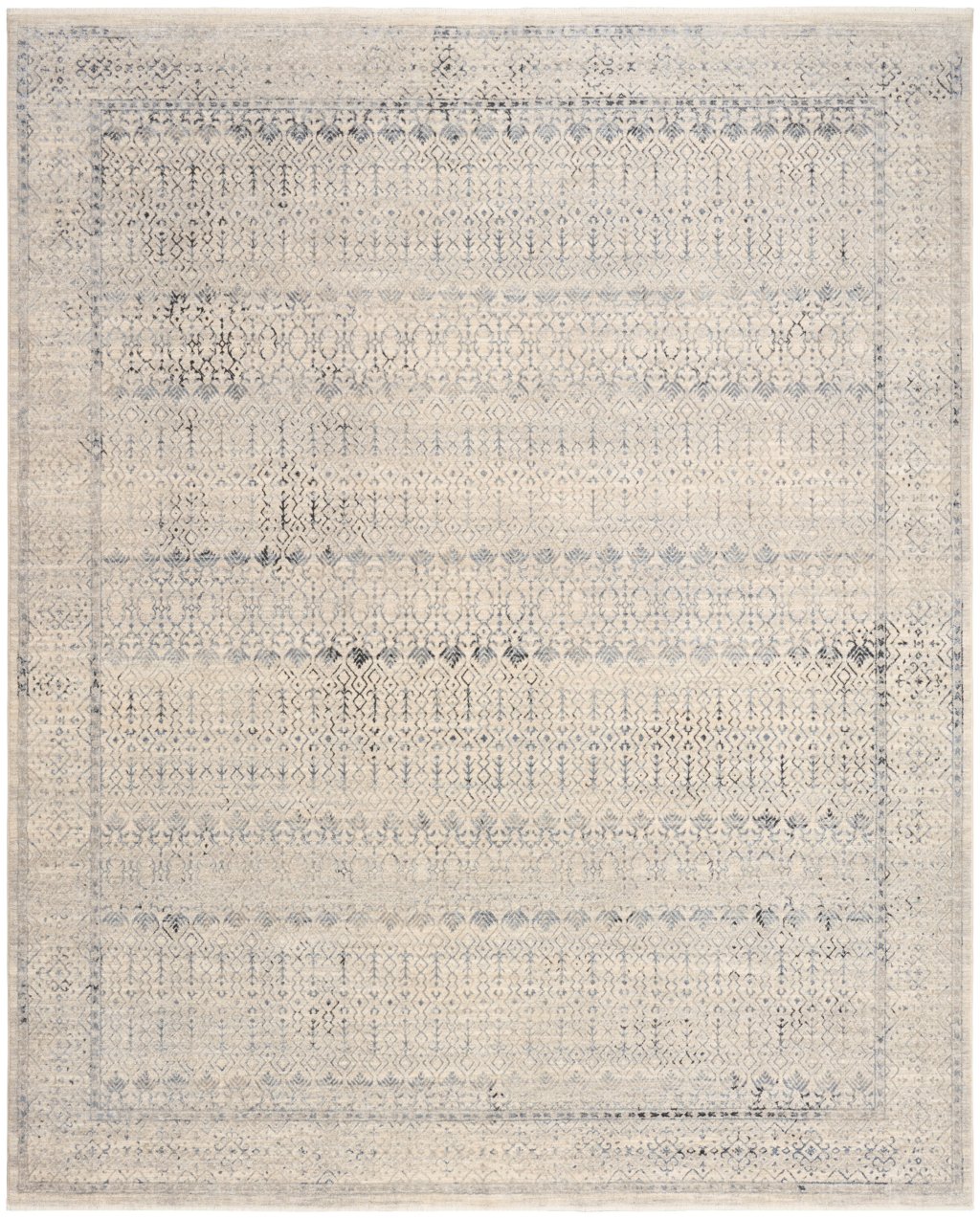 Nourison Home Nourison Sultana SLL04 9' x 12' Ivory Blue Vintage Indoor Rug