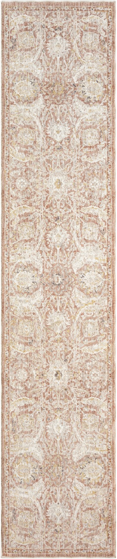 Nourison Home Nourison Heirloom Blend HBL03 2'2" x 10' Brick Vintage Indoor Rug - 2'2" x 10'