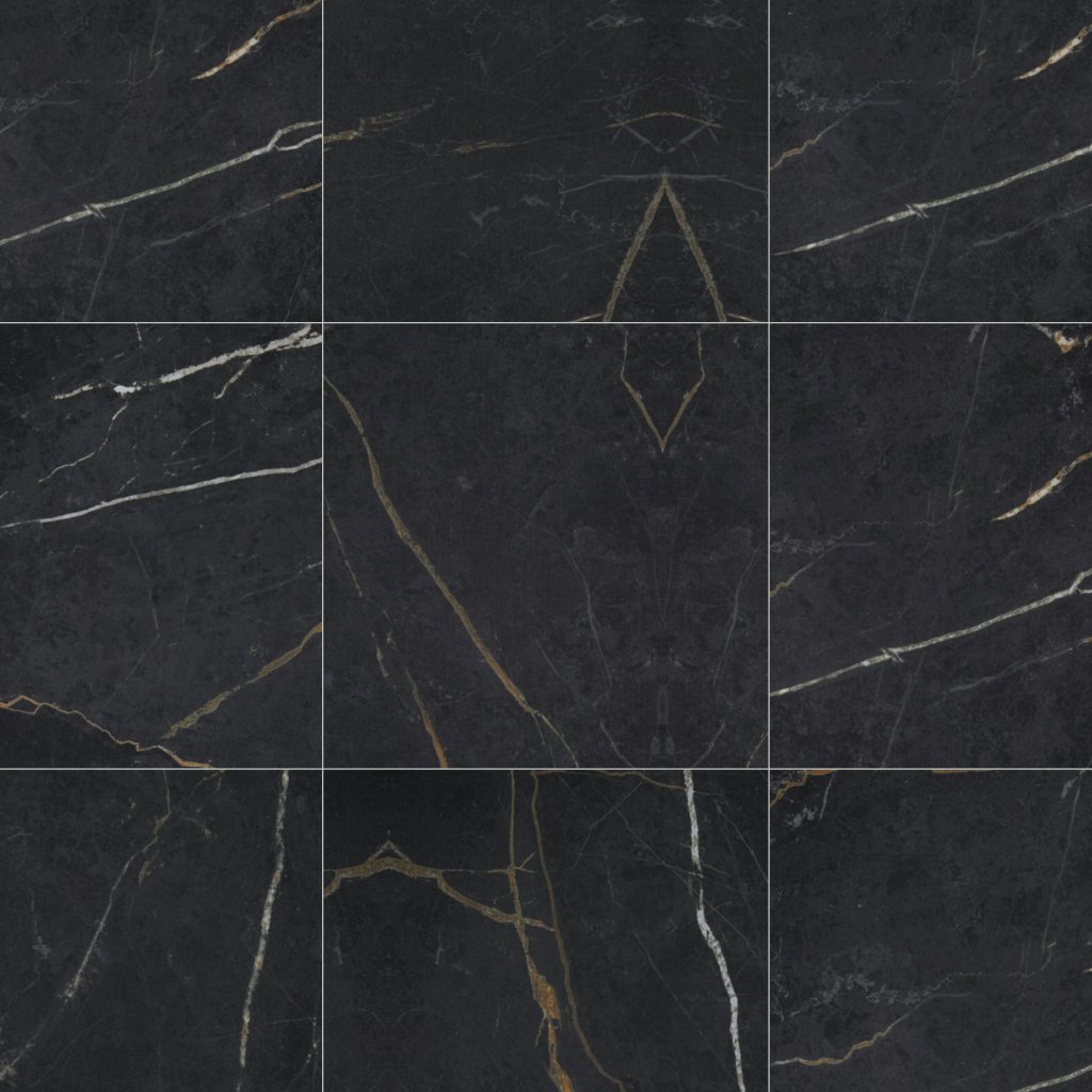 Daltile Perpetuo Infinite Black, Square, 24X24, Matte - Infinite Black