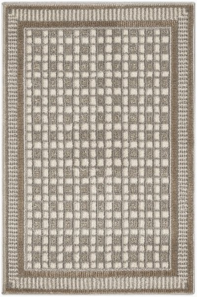 Nourison Home Nourison Nordic NRC03 9' x 12' Ivory Grey Modern Indoor Rug - 2' x 3'