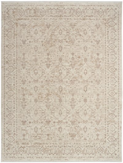 Nourison Home Nourison Shadows SHW05 5'3" x 7'3" Ivory Grey Vintage Indoor Rug - 7'10" x 9'10"