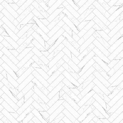 Qualis Ceramica Obsession 2.5x10 Statuario - Herringbone