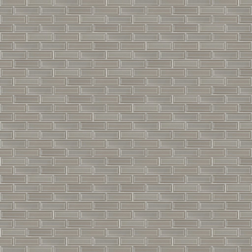 MSI Dove 2X6 Beveled Tile - Gray