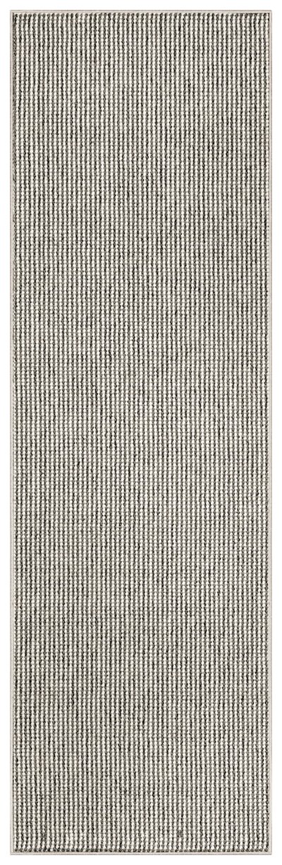 Nourison Home Nourison Natural Texture NTX01 2'3" x 7'6" Ivory Grey Farmhouse Indoor Rug - 2'3" x 7'6"