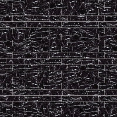 Qualis Ceramica QU Nero 3X9W Nero - Alternating 1/3