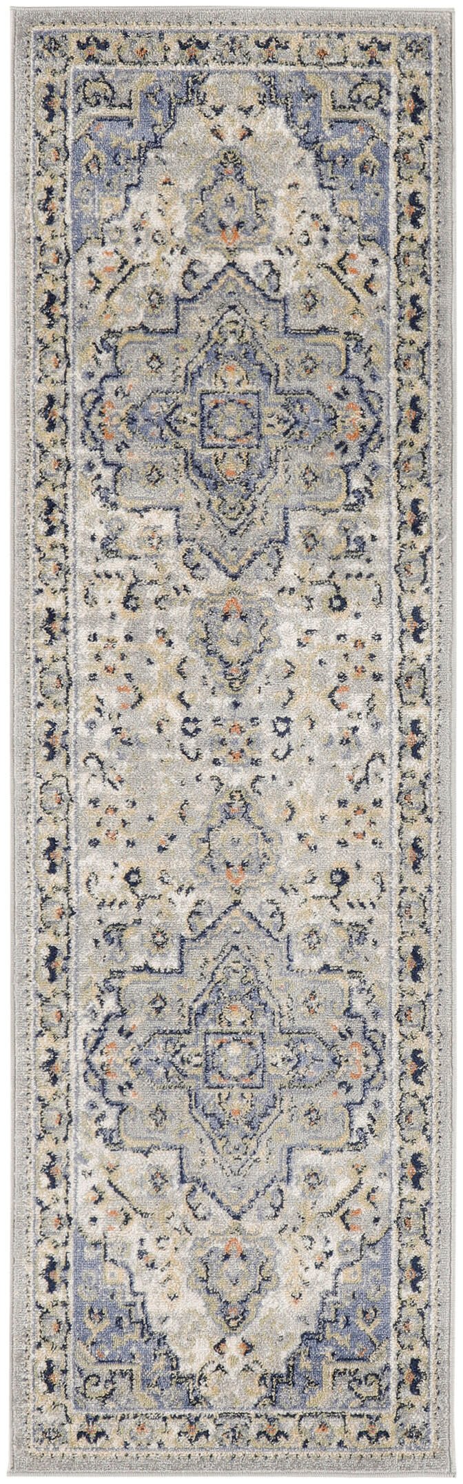 Nourison Home Nourison Sandy SDY07 2' x 6' Blue Vintage Rug