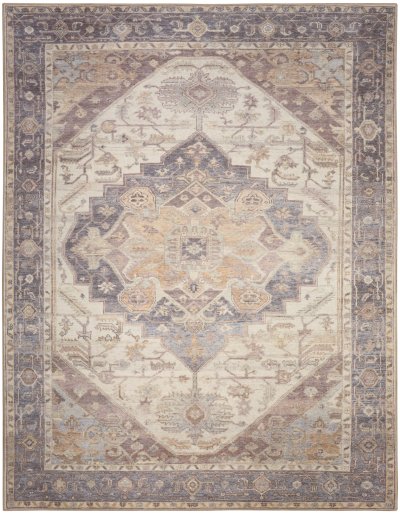 Nourison Home Nourison Vintage Washables VWS13 7'10" x 9'10" Ivory Purple Vintage Indoor Rug - 9'10" x 13'2"