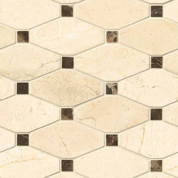 MSI Valencia Blend Elongated Octagon Polished - Beige
