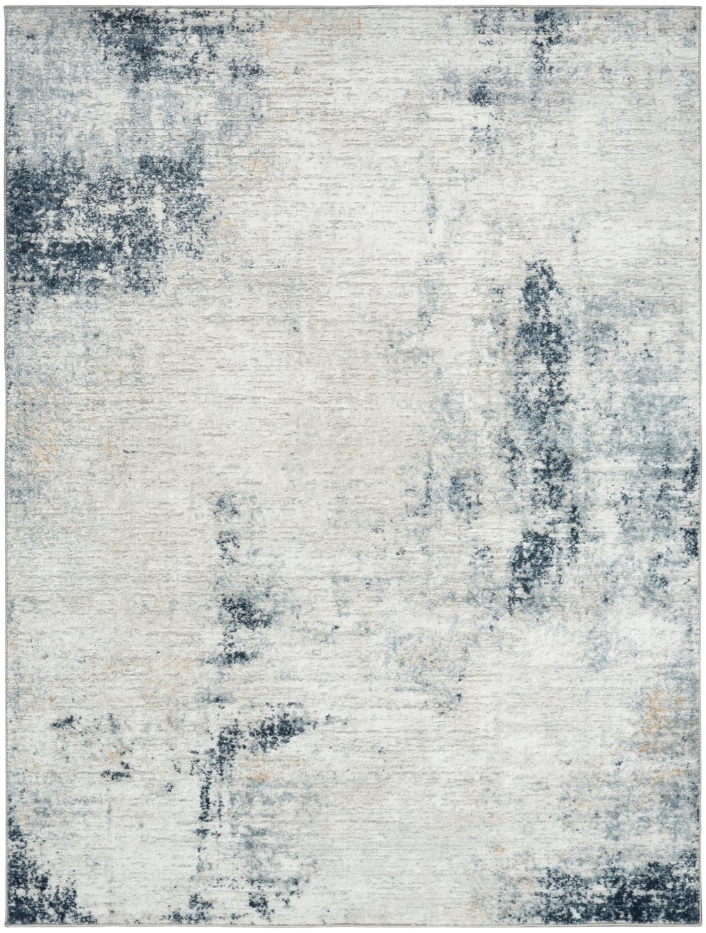Nourison Home Nourison Dekor DEK07 5'3" x 7' Grey Navy Modern Indoor Rug