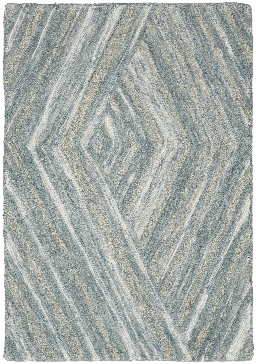 Nourison Home Nourison Graceful GRU03 5'3" x 7'3" Blue Modern Indoor Rug