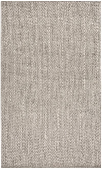 Nourison Home Nourison Horizon Indoor/Outdoor HOZ02 6' x 9' Grey Modern Rug - 3' x 5'
